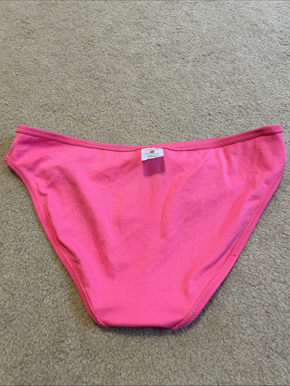 Pink Ribbed Bikini Bottoms - Picture 5 of 8